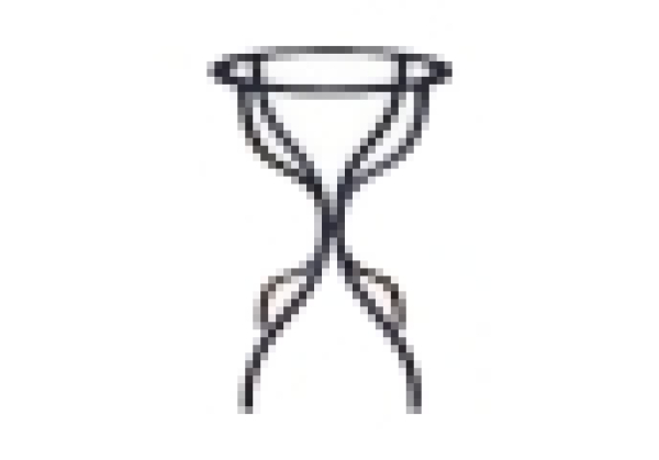Majolika Tisch mit Blumendekor